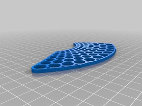 Metrik-Loch-Muster andere 3d schön Kurven geometrie math reprap shapeways 3d print model - Mito3D