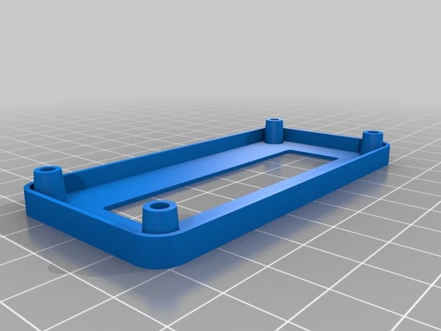 lcd 2 16 frontplate elettronica 3D print model - Mito3D