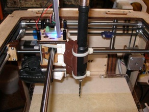 ultimaker bowden drill headmount 3d printer accessories coupling dremel toolhead 3d print model - Mito3D