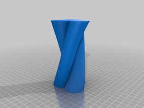 mon personnalisés vase cylindrique de la coupe du bracelet générateur décor 3d print model - Mito3D