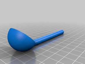 mon paramétrique personnalisé cuillère-mesure cuisine manger 3d print model - Mito3D