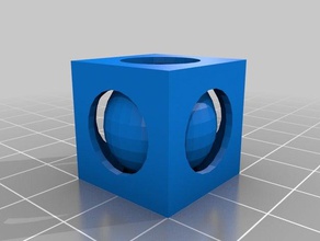 my customized captive ball math art 3d print model - Mito3D