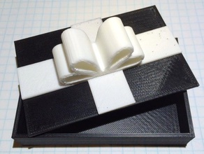 cartão de presente caixa contentores 3d print model - Mito3D
