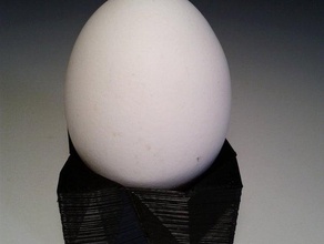 cublet2 egg cup other easter 3d print model - Mito3D