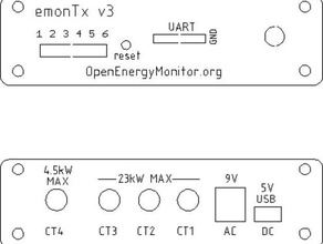 emontx v3 caso della fascia elettronica 3d print model - Mito3D