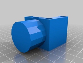 solidoodle tubing spool mount clip 3d printer parts 3d print model - Mito3D