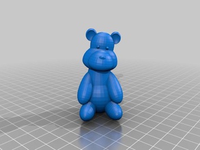 um ursinho de pelúcia esculturas brinquedo 3d print model - Mito3D