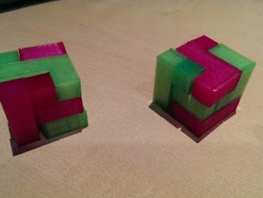 block puzzle puzzles 3d print model - Mito3D