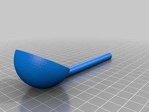 measuring spoon 1t kitchen dining customized 3d print model - Mito3D