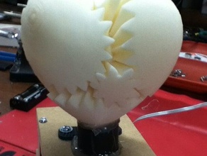motorized screwless gear heart other 3d print model - Mito3D
