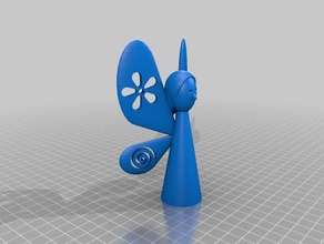 peri parmak mizahı 3d print model - Mito3D