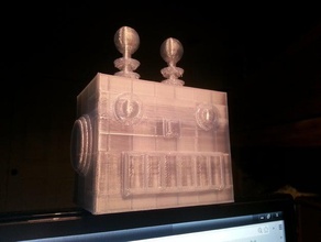 robot head sculptures 3d print model - Mito3D