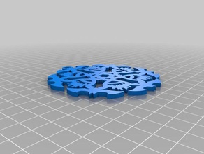 thicker batflake decor 3d print model - Mito3D