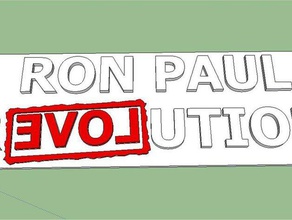 ron paul revolution other two-color 3d print model - Mito3D