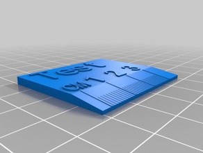 calibrate rule office customized 3d print model - Mito3D