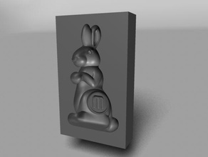bunny chocolate do molde outros brinquedo 3d print model - Mito3D
