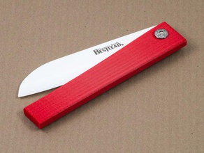 ceramic knife handle kitchen dining folding pocket 3d print model - Mito3D