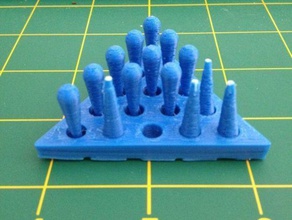 stampa-n-play peg solitaire i puzzle gioco openscad giocattolo 3d print model - Mito3D