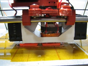 dual fan mount other extruder mendel prusa reprap 3d print model - Mito3D