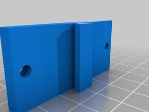 undercounter lighting mount clip replacement parts under counter 3d print model - Mito3D