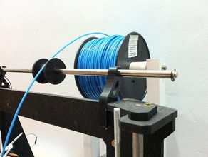 filament guide graber i3 3d printer accessories pulley support 3d print model - Mito3D