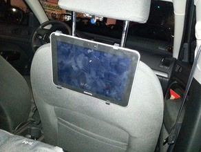 galaxy tab 89 car desk holder tablet samsung p7300 3d print model - Mito3D