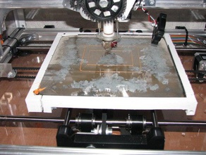 glass plate fixture but tends warp bed 3d printer parts heat k8200 3d print model - Mito3D