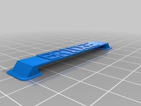 customizable bridge test 3d printing tests bridging calibration customizer quick 3d print model - Mito3D