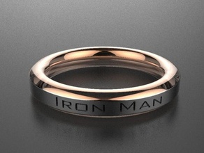 ironman-ring Ringe 3d print model - Mito3D