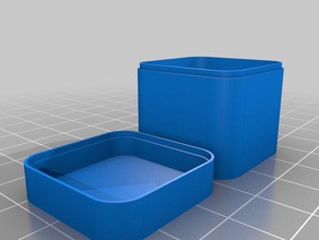 25mm coperchio della scatola e, eventualmente, gli angoli arrotondati organizzazione personalizzato 3d print model - Mito3D