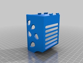 up plus afinia alternative extruder cover still progress 3d printer parts case 3d print model - Mito3D