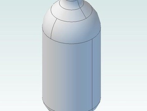 mini bottle decor bouteille facto3d france lorraine nancy up 3d print model - Mito3D