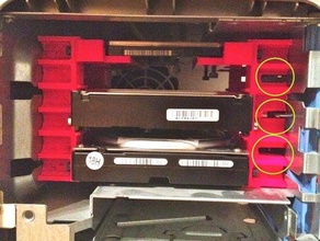 révisé support de montage 3 35 pouces disques durs 2 525 baies lecteur ordinateur 3d print model - Mito3D