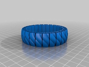 stretchlet bracciale bracciali personalizzato 3d print model - Mito3D