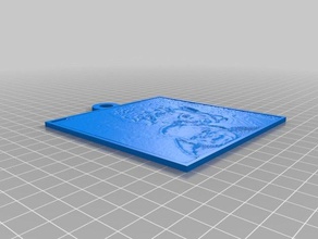 ni&ntildeos ok cuadrado 2d art personalizzato 3d print model - Mito3D