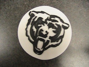 bears de chicago des signes logos 3d print model - Mito3D
