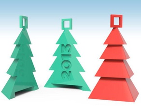 holiday tree decoration 3d print model - Mito3D