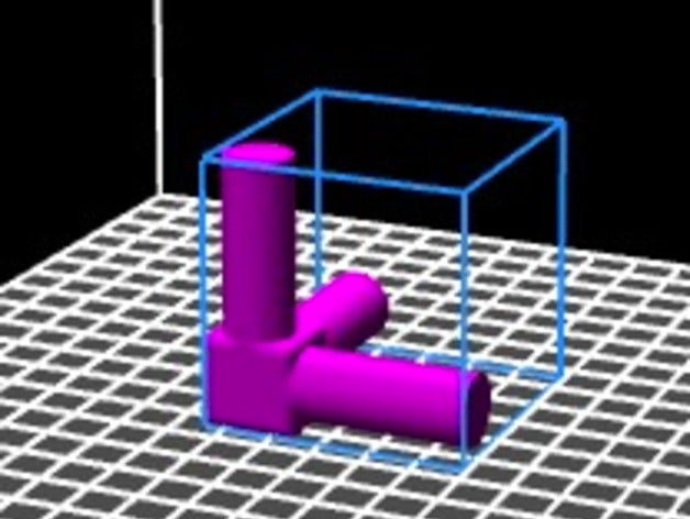 tri-corner connector hobby 3D print model - Mito3D