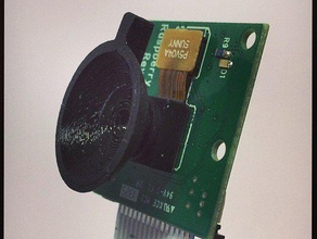 raspberry pi fotocamera anello di messa a fuoco elettronica 3d print model - Mito3D