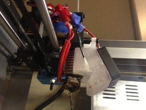 solidoodle e3d montagem de 40mm fã a impressora acessórios 3d print model - Mito3D