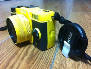 lens cap holder 405mm camera 3d print model - Mito3D