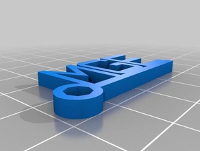 Electric Anahtarlık özelleştirilmiş 3d print model - Mito3D