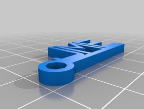 jme portachiavi i personalizzato 3d print model - Mito3D