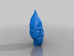 elf fantoche de cabeça adereços 3d print model - Mito3D
