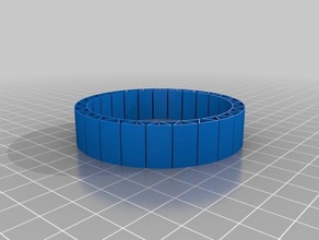 flexible brace 03mm bracelets customized 3d print model - Mito3D