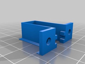 3d-gedruckte Teile meine servo 7-segment-Anzeige diy arduino Klemme mount openscad pivot 3d print model - Mito3D