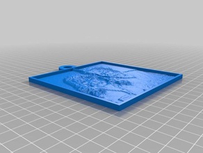 özelleştirilmiş lithopane benim ricky 2d sanat 3d print model - Mito3D