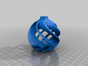slicerfriendly spiral-ornament Dekor 3d print model - Mito3D