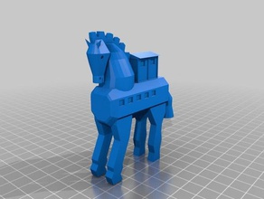 troy Pferd Skulpturen alten Griechenland Griechisch Geschichte Krieg 3d print model - Mito3D
