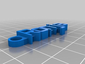ronja keychain organization customized 3d print model - Mito3D